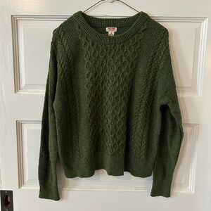 Green Cotton Sweater